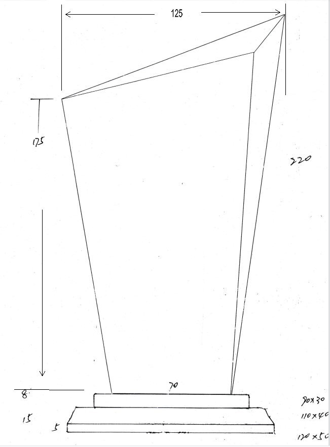 BEG04C Blue Edged Glass Blade