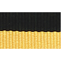 1065BK-G: Black / Gold Ribbon