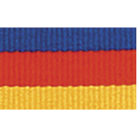 1065BU-R-G: Blue / Red / Gold Ribbon