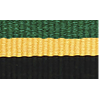 1065GN-Y-BK: Green / Yellow / Black Ribbon