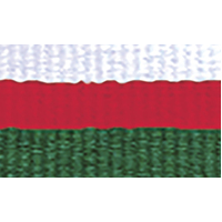 1065WH-R-GN: White / Red / Green Ribbon