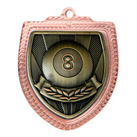 1067BVP-MS34B: Shield Medal - Billiards/Pool Ball
