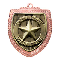 1067BVP-MS96G: Shield Medal - Well Done!