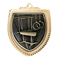 1067GVP-MS20G: Shield Medal - Gymnastics