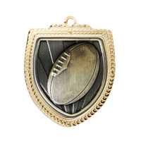 1067GVP-MS3B: Shield Medal - Aussie Rules Ball
