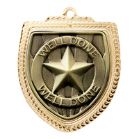 1067GVP-MS96G: Shield Medal - Well Done!