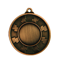 1070-0BR: Lightning Medal-25mm insert 