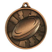 1070-6BR: Lightning Medal-Rugby
