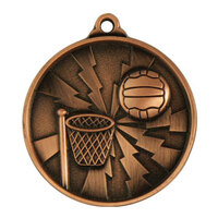 1070-8BR: Lightning Medal-Netball
