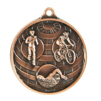 1073-15BR: Global Medal-Triathlon