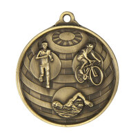 1073-15G: Global Medal-Triathlon