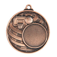 1073C-7BR: Global Medal -Basketball + 25mm insert