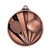 1076-12BR: Sunrise Medal-Tennis