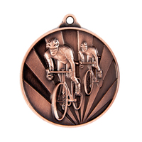 1076-14BR: Sunrise Medal-Cycling