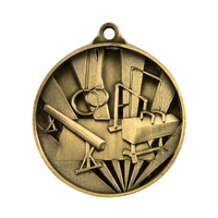 1076-20G: Sunrise Medal-Gymnastics