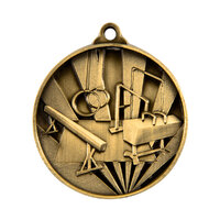 1076-20G: Sunrise Medal-Gymnastics