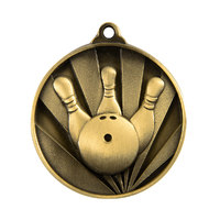 1076-21G: Sunrise Medal-Ten Pin