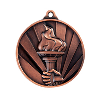 1076-35BR: Sunrise Medal-Victory Torch