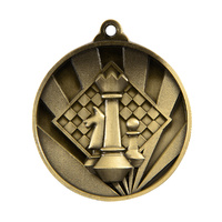 1076-43G-hero:Sunrise Medal-Chess