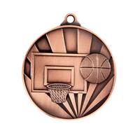 1077-7BR: Sunrise Medal-Basketball