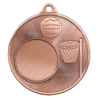 1088C-8BR: Universal Medal-Netball 50mm