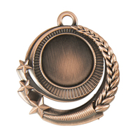 1096BR: Star Wreath Medal-25mm insert