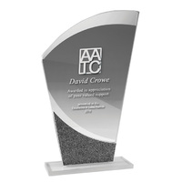 1258-2: Curve/Mirror Surround Glass in G/box