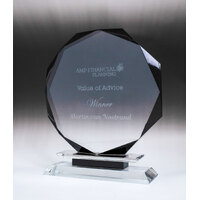 1262BBK: Ikon Glass-Octagon