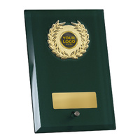 Green Glass with Trim