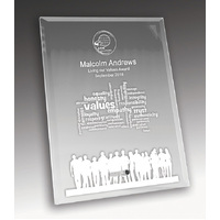 Laser Glass Rectangle-Clear