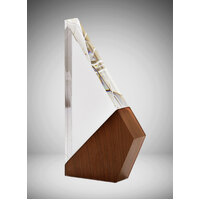 1280E:Crystal/Timber Triangle-Red/Brown Timber