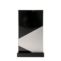 1281A: Black/Silver Crystal