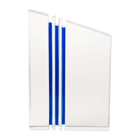 1284A: Triple Blue Stripe Crystal