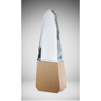 1290C:Crystal/Timber Pyramid-Light Timber