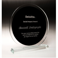 1384-3BK: Celestial Glass- Circle
