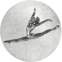 2DC-20F: GYMNASTICS GENERIC CENTRE 50MM