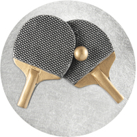 2DC-59G: TABLE TENNIS GENERIC CENTRE 50MM