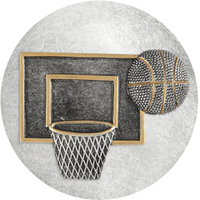 2DC-7G: BASKETBALL GENERIC CENTRE 50MM