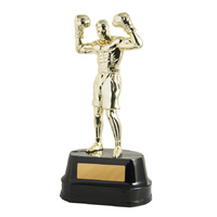 631-32A: One-piece figurine on base-Boxing Male
