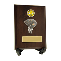 Plaque with Poker Trim