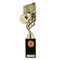 B24-0304: Basketball Figurine on Column