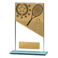 Tennis Theme on Glass