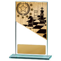 Chess Theme on Glass