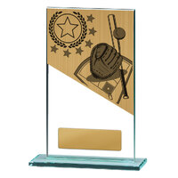 Baseball Theme on Glass