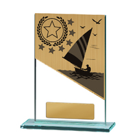 Sailing Theme on Glass