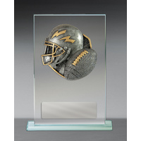 Gridiron Theme on Glass