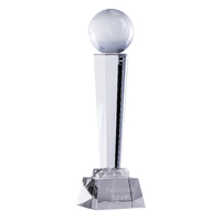 CA-9B: Crystal Soccer Ball on Stand