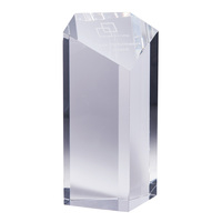 CR05A: Crystal Clarity Series- 5 sided superman cube