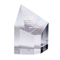 CR06A: Crystal Clarity Series- 5 sided squat cube