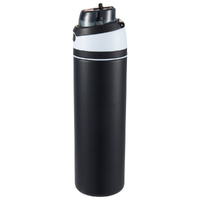 Stainless Steel Flip Straw Bottle 900ml